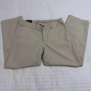 Eddie Bauer Ladies Khaki Chinos | 6 | NWT | 100% Cotton